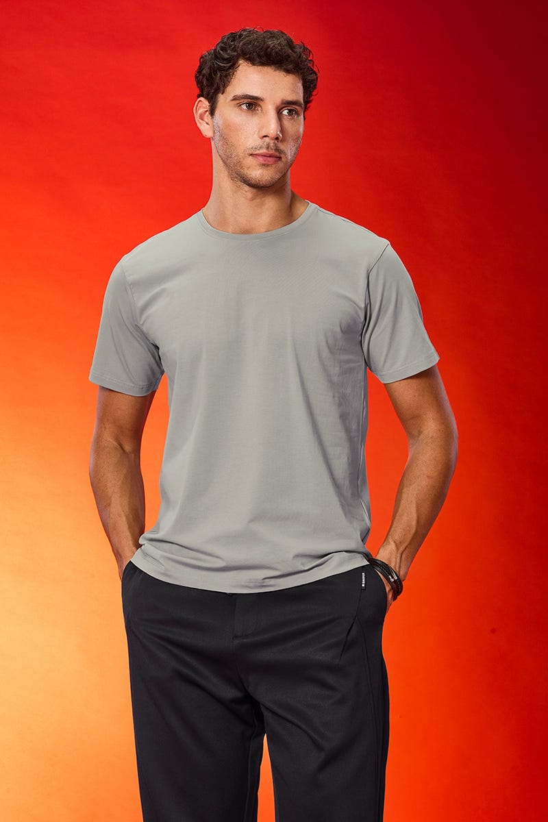 100% cotton Essential Everyday Crew Tee
